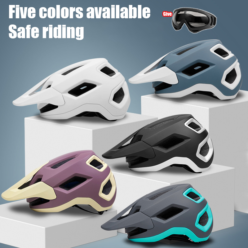 Cycling Gear Sale - 2pcs Bike Riding Helmet Glasses Suit