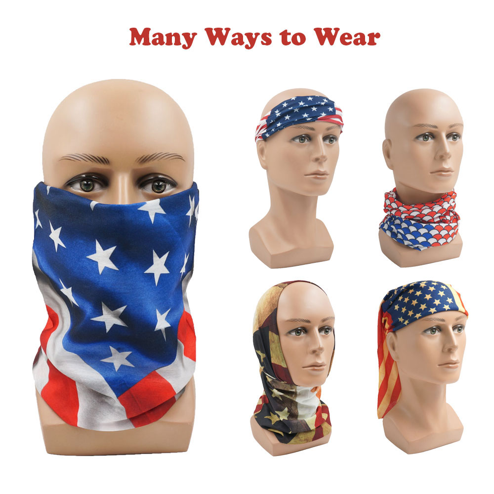 USA Flag Pattern Sun Protectiv - Cycling Gear Pas avaliação e preço