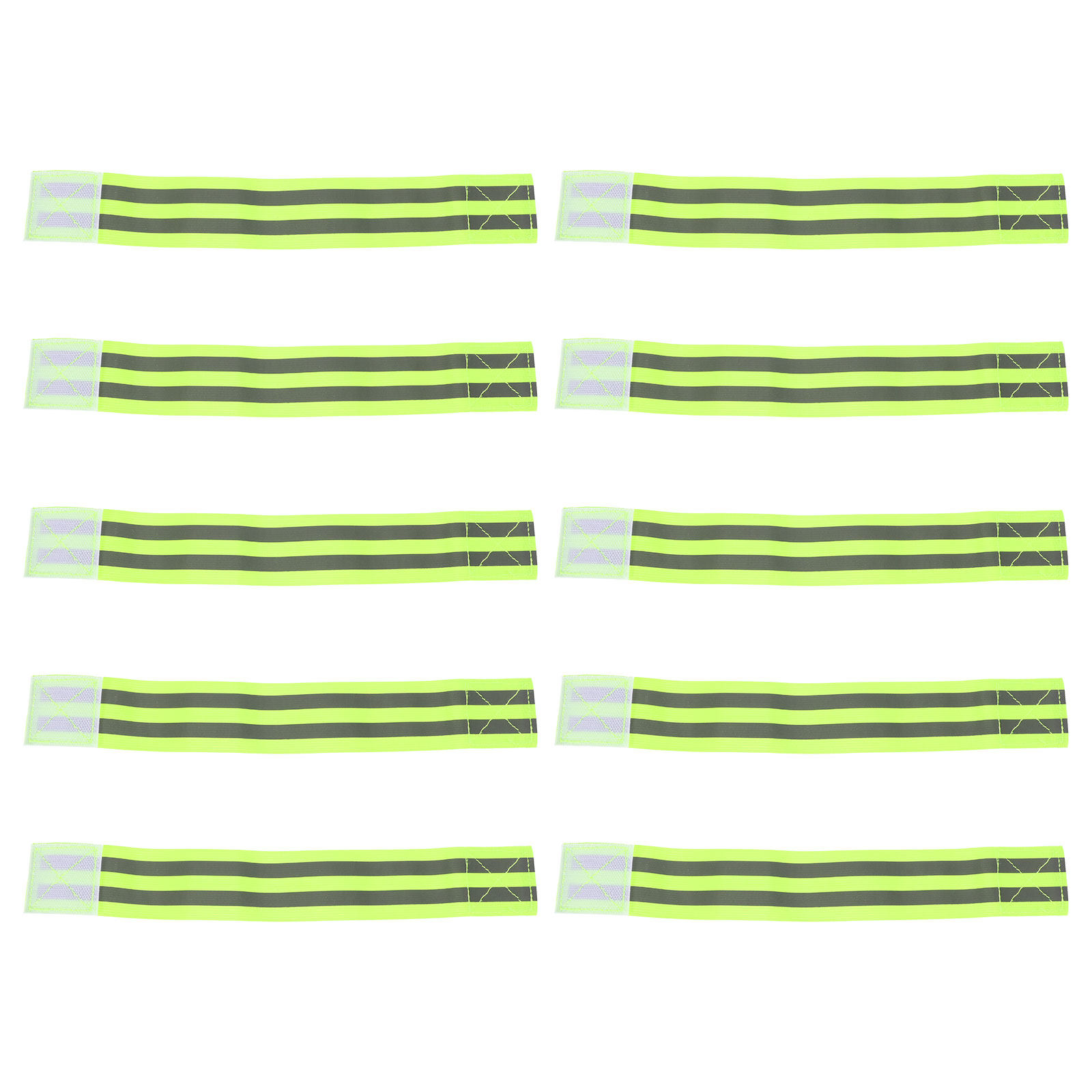10Pcs Reflective Armband High  - Cycling High Gear avaliação e preço