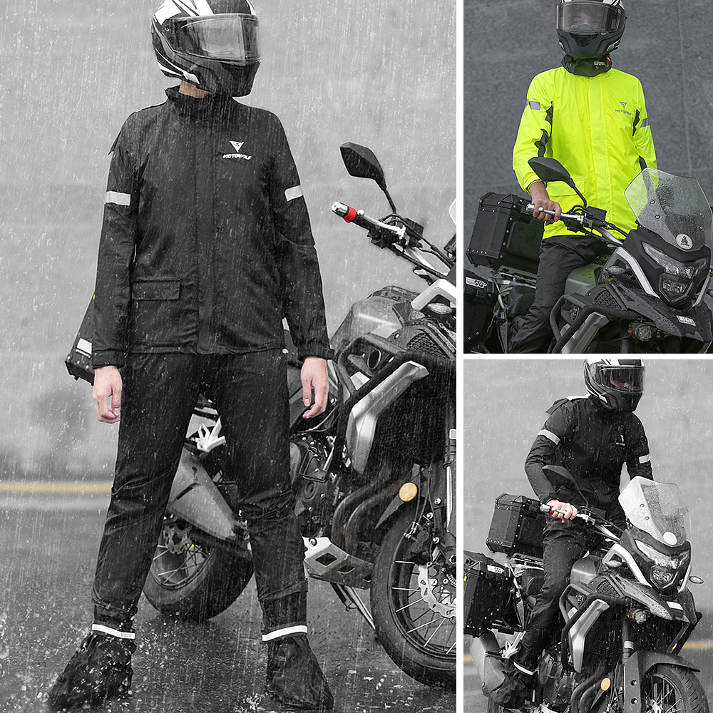 Men Motorcycle Rain Suit Outdo - Cycling Gear In Rain avaliação e preço
