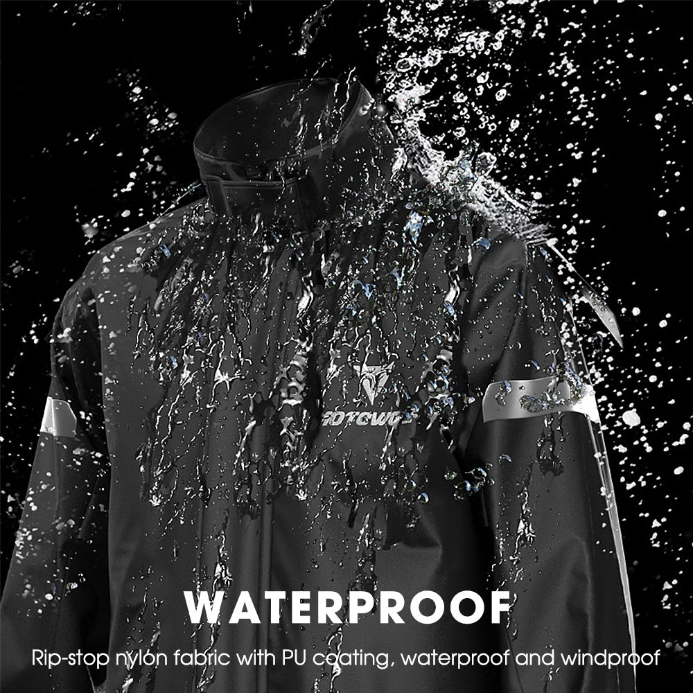 Men Motorcycle Rain Suit Outdo - Cycling Gear In Rain avaliação e preço