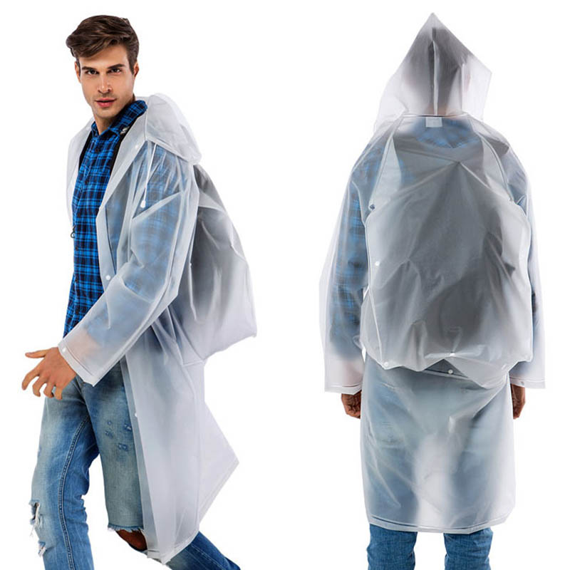 New Reusable Transparent EVA L - Cycling Gear In Rain avaliação e preço