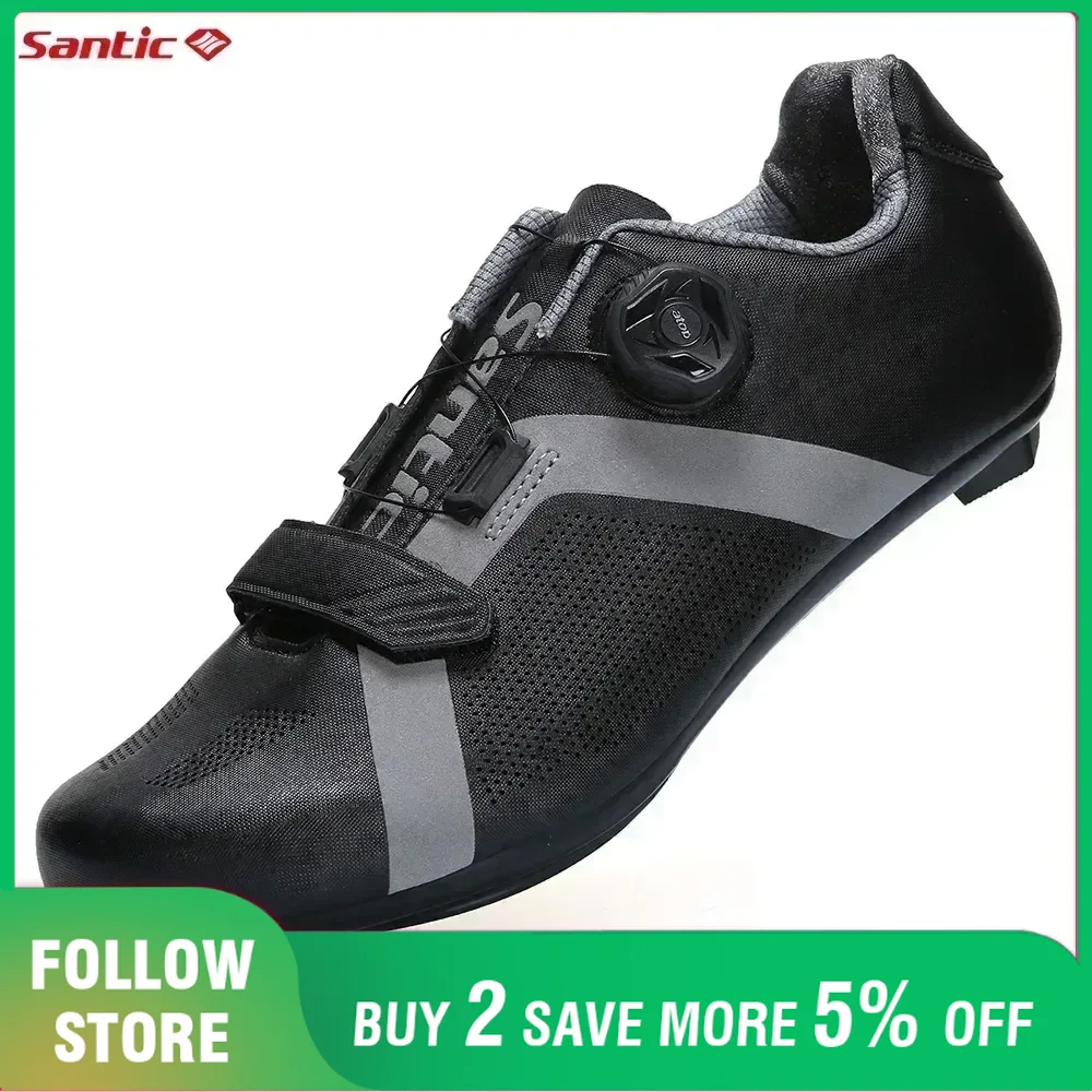 Santic Cycling Lock Shoes Fits - Clipless Mtb Shoes avaliação e preço