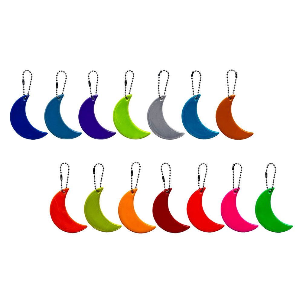 14Pcs Visible Moon Reflective  - Cycling Visibility Gear avaliação e preço