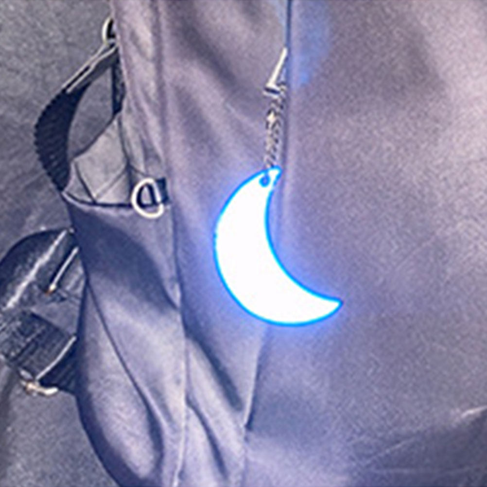 14Pcs Visible Moon Reflective  - Cycling Visibility Gear avaliação e preço