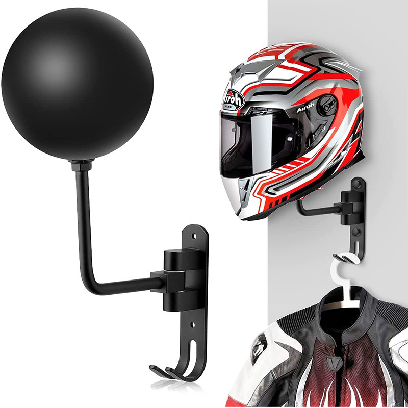 Motorcycle Helmet Holder Wall  - Cycling Gear Wall Mount avaliação e preço