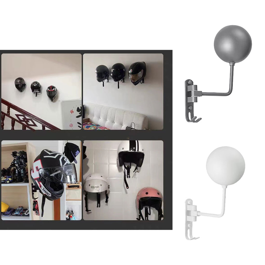 Motorcycle Helmet Holder Wall  - Cycling Gear Wall Mount avaliação e preço