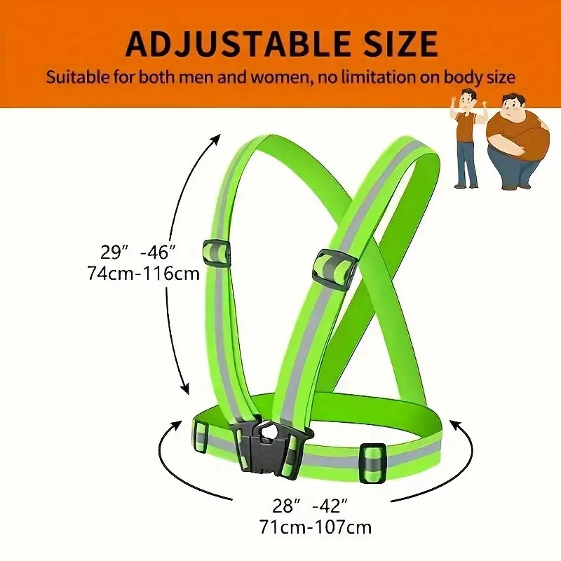 Reflective Vest Running Gear,  - Cycling Visibility Gear avaliação e preço