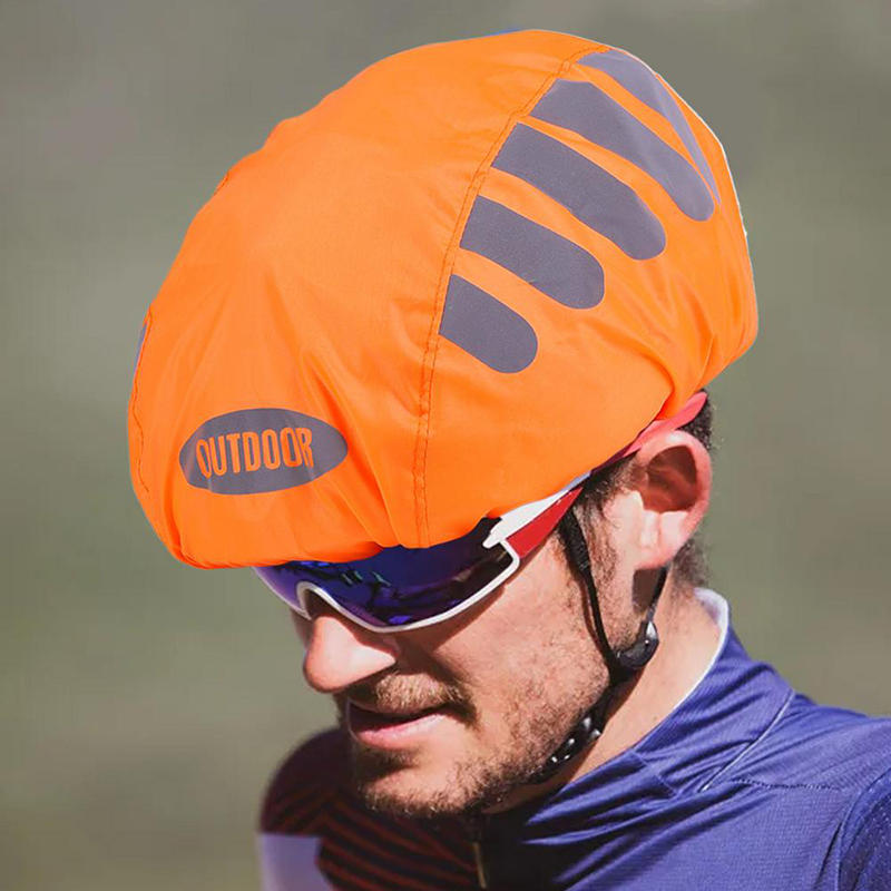 1 Pcs Bike Helmet Rain Cover W - Cycling Visibility Gear avaliação e preço