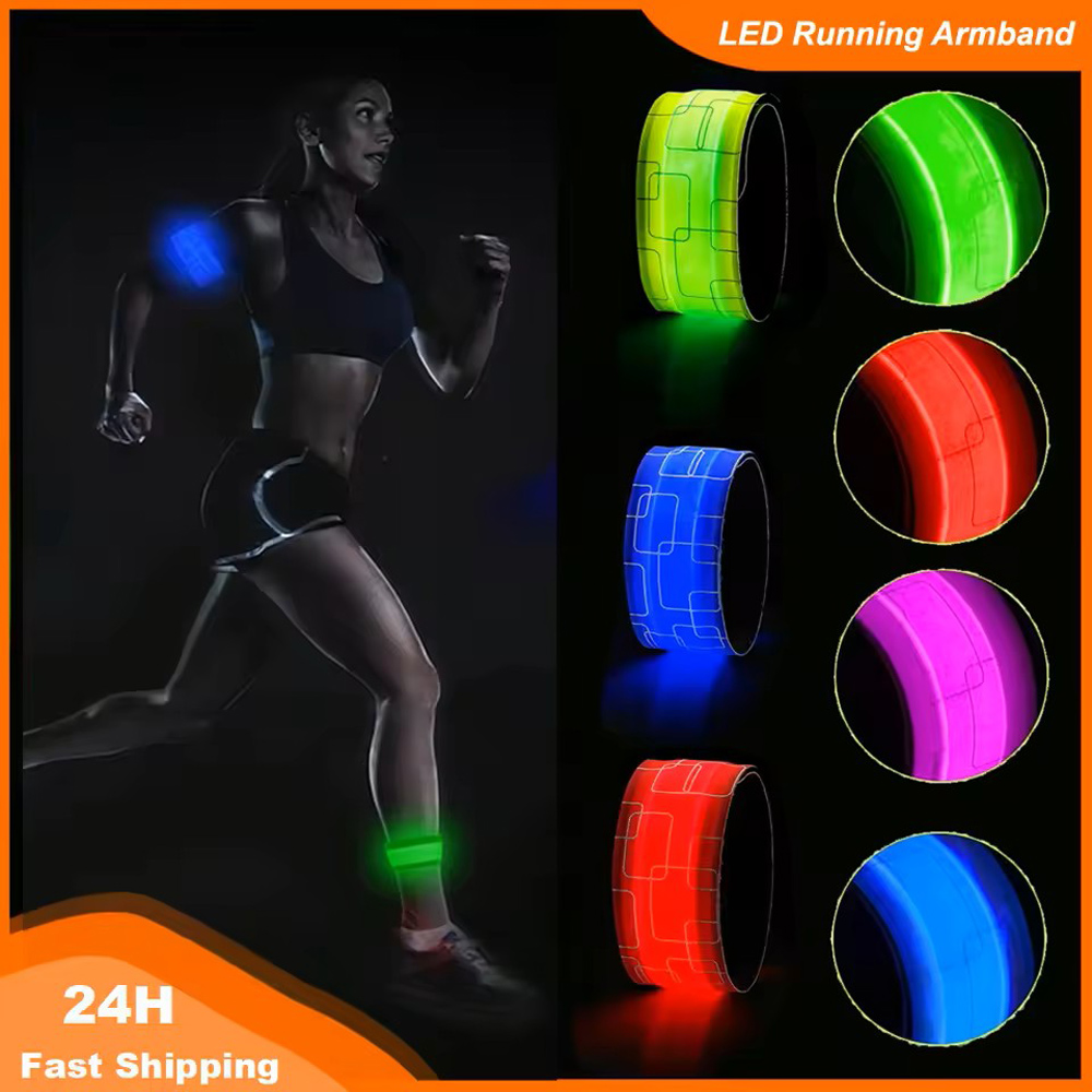 LED Running Armband LED Wristb - Cycling Visibility Gear avaliação e preço
