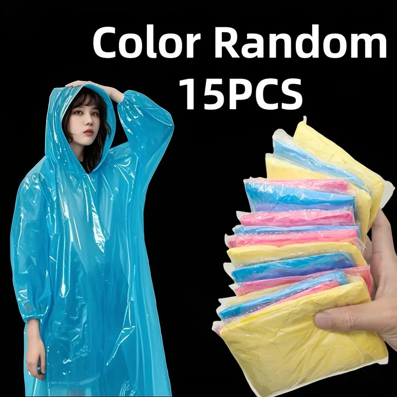 15/30Pcs Random Color Disposab - Cycling Gear In Rain avaliação e preço