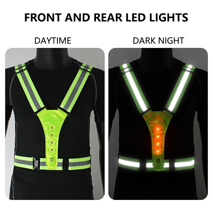 Adjustable Lightweight Safety  - Cycling Visibility Gear avaliação e preço