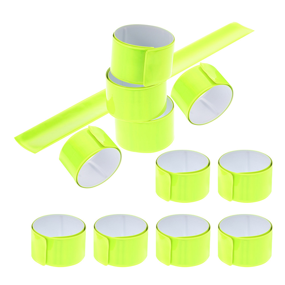 Reflective Slap Wristbands for - Cycling Visibility Gear avaliação e preço
