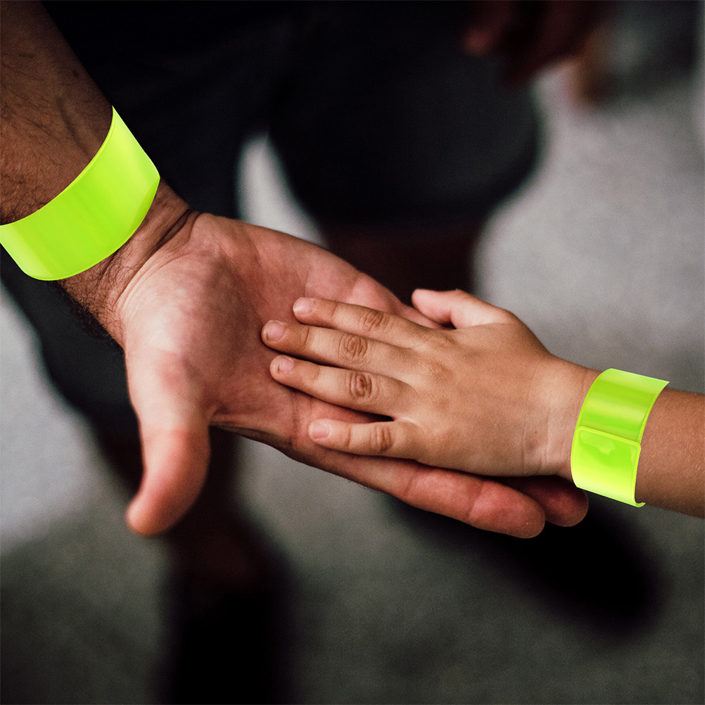 Reflective Slap Wristbands for - Cycling Visibility Gear avaliação e preço