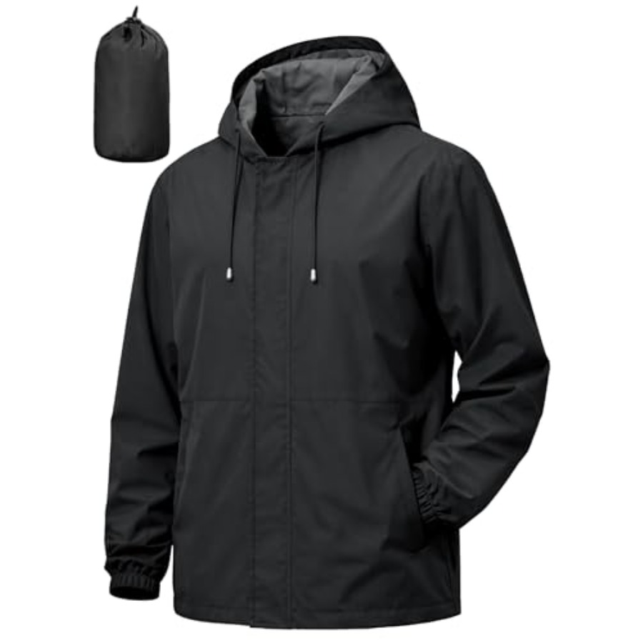 UIQUR Men's Rain Jacket Waterp - Cycling Gear In Rain avaliação e preço