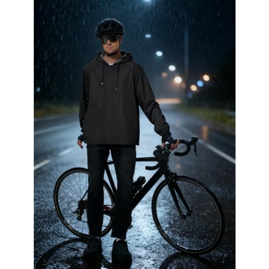 UIQUR Men's Rain Jacket Waterp - Cycling Gear In Rain avaliação e preço