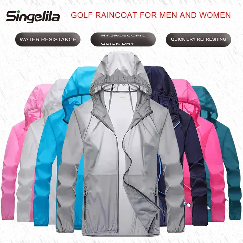 Golf Raincoat Lightweight Jack - Cycling Gear In Rain avaliação e preço