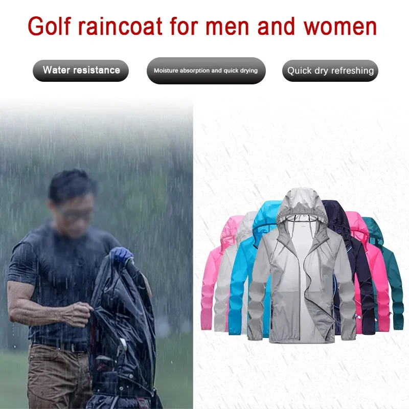 Golf Raincoat Lightweight Jack - Cycling Gear In Rain avaliação e preço