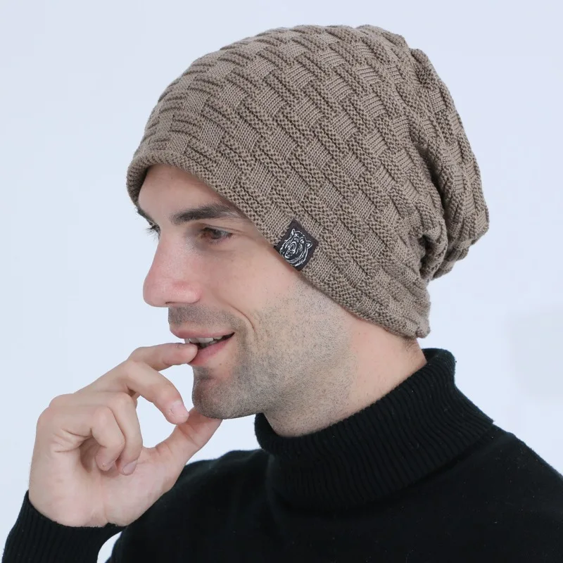 Mens Plush Lining Beanie Winte - Cycling Gear Pas avaliação e preço