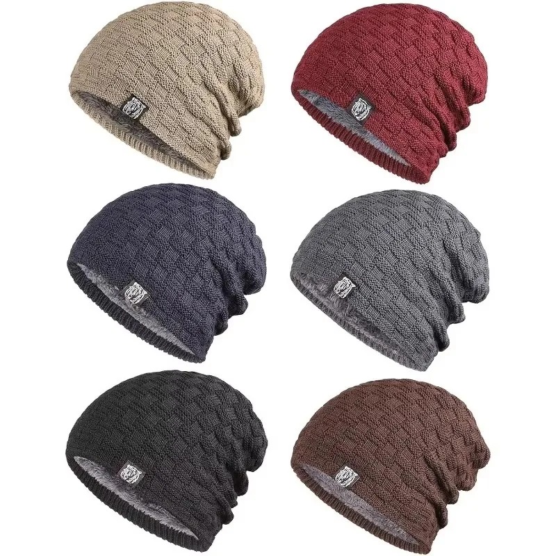 Mens Plush Lining Beanie Winte - Cycling Gear Pas avaliação e preço