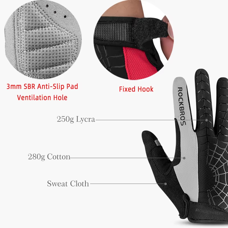 ROCKBROS Spring Cycling Gloves - Cycling Gear Pas avaliação e preço