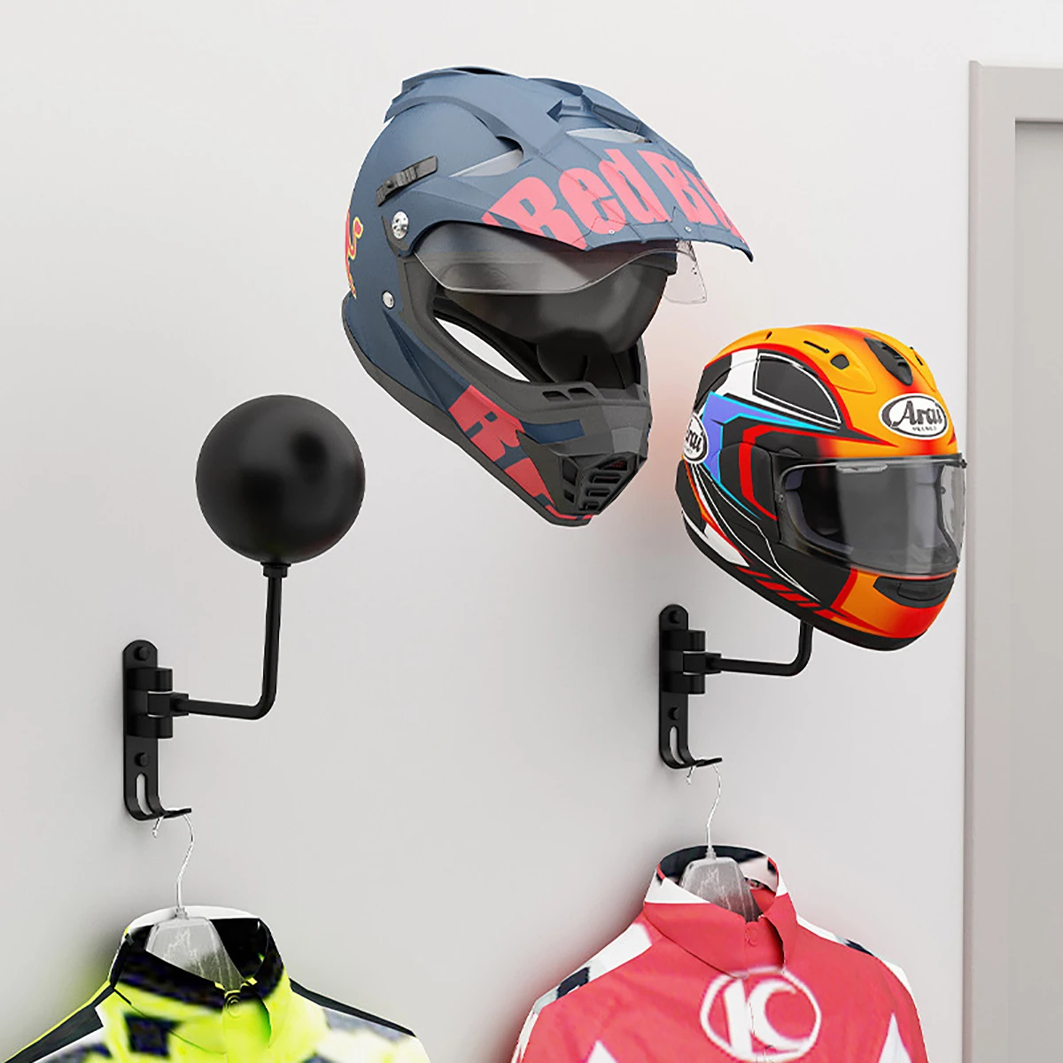 Wall Mount Metal Motorcycle He - Cycling Gear Wall Mount avaliação e preço