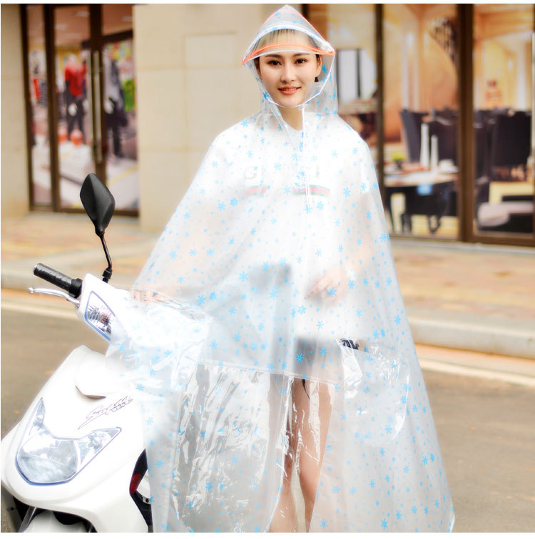 Thick PVC Motorcycle Raincoat  - Cycling Gear In Rain avaliação e preço