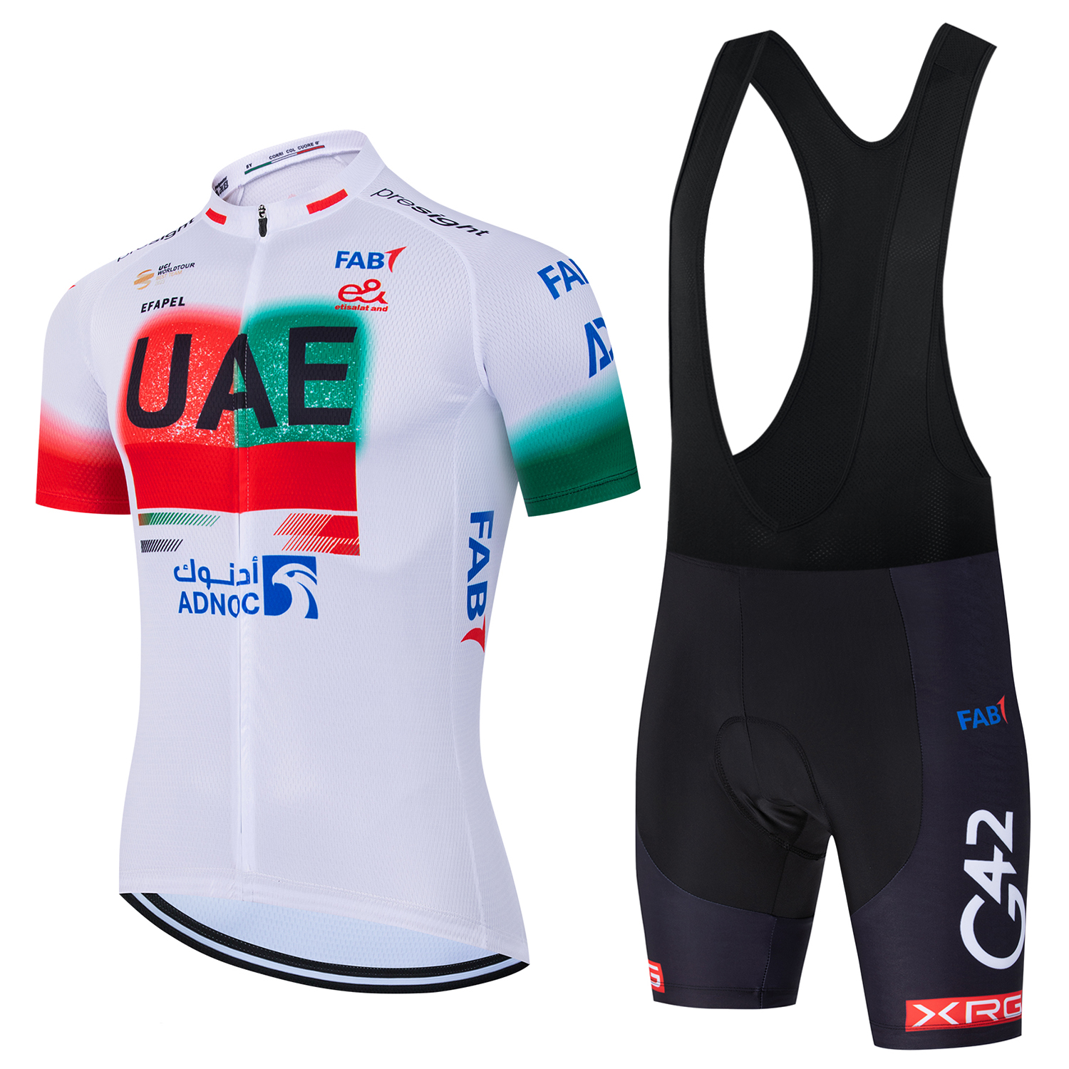 2025 UAE Cycling Jersey Set Ma - Cycling Gear Uae avaliação e preço