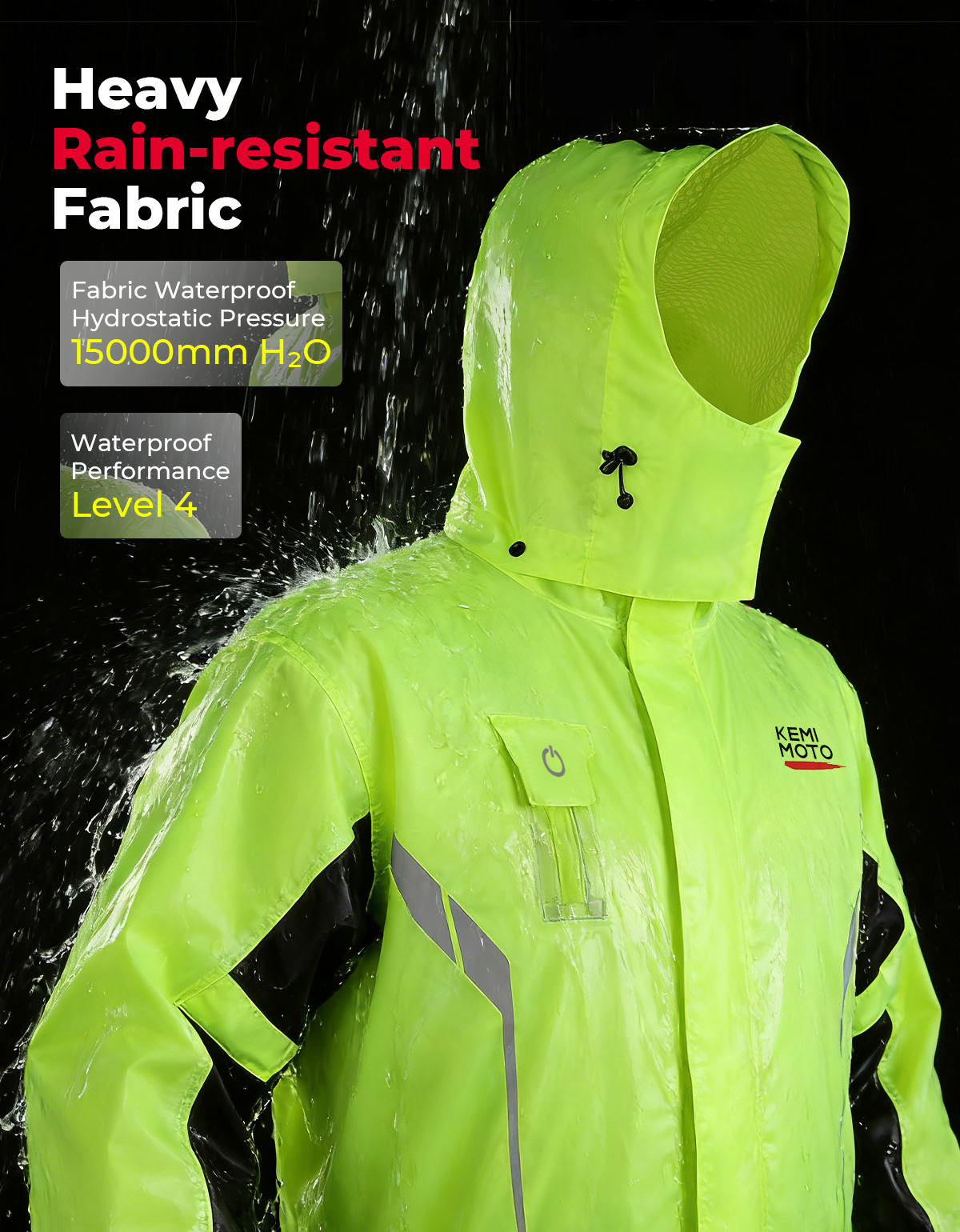 KEMIMOTO Unisex Waterproof Rai - Cycling Gear In Rain avaliação e preço