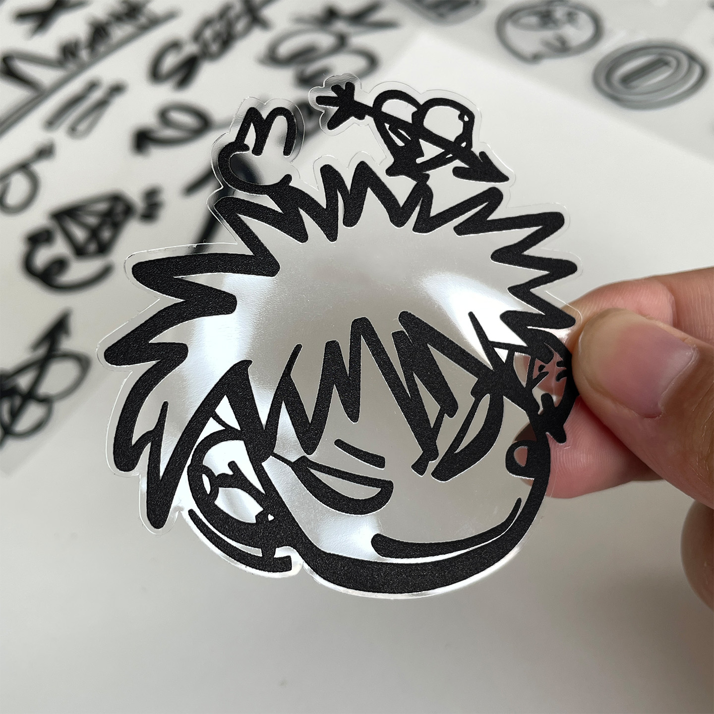 UV Transparent Graffiti DIY Bi - Cycling Gear Sale avaliação e preço