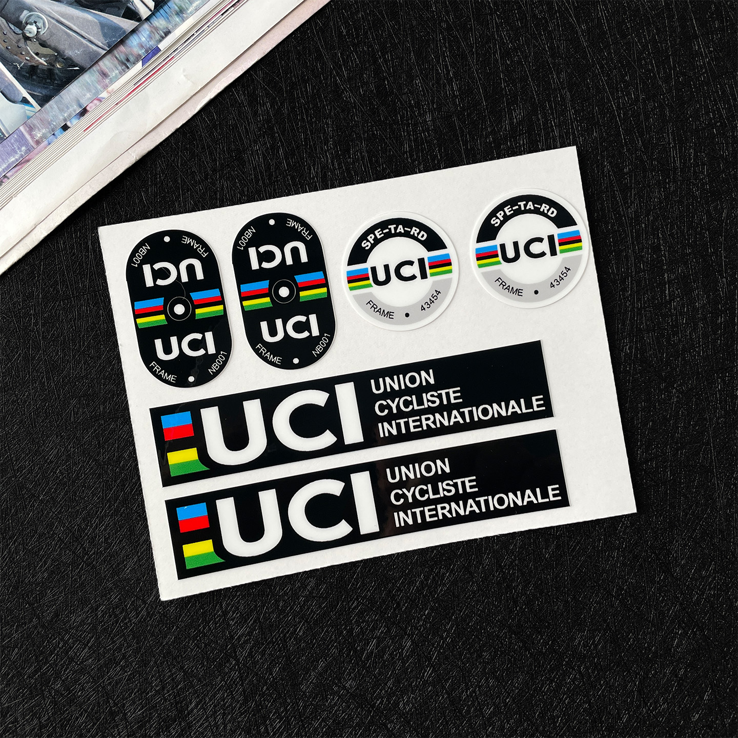 UV Transparent Graffiti DIY Bi - Cycling Gear Sale avaliação e preço