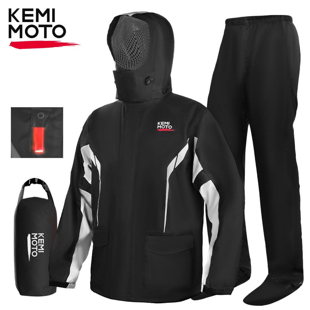 Waterproof Raincoat Set for Mo - Cycling Gear In Rain avaliação e preço