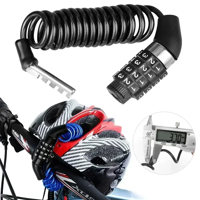 4-digit password anti-theft co - Cycling Gear Sale avaliação e preço