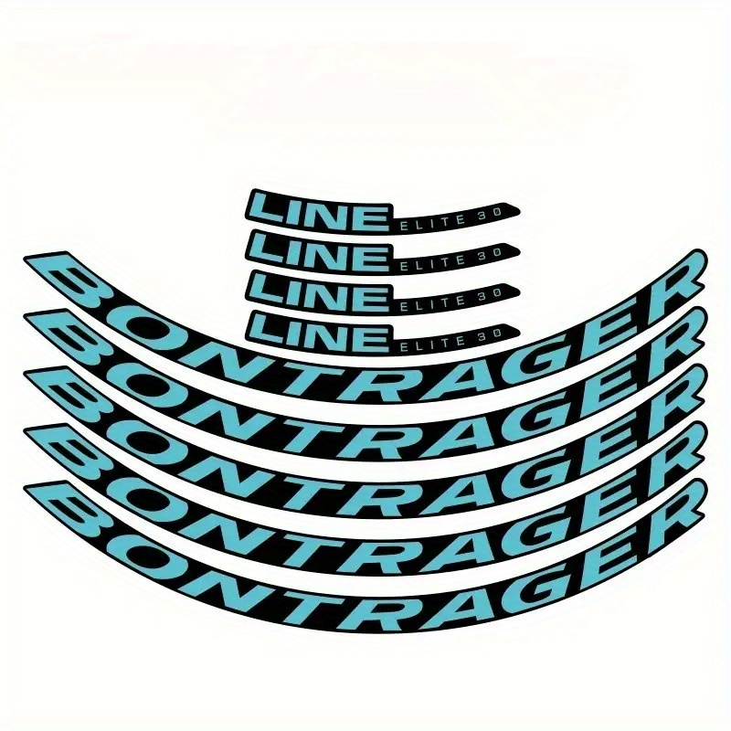 9Pcs 2D Helmet Stickers Bontra - Cycling Gear Sale avaliação e preço