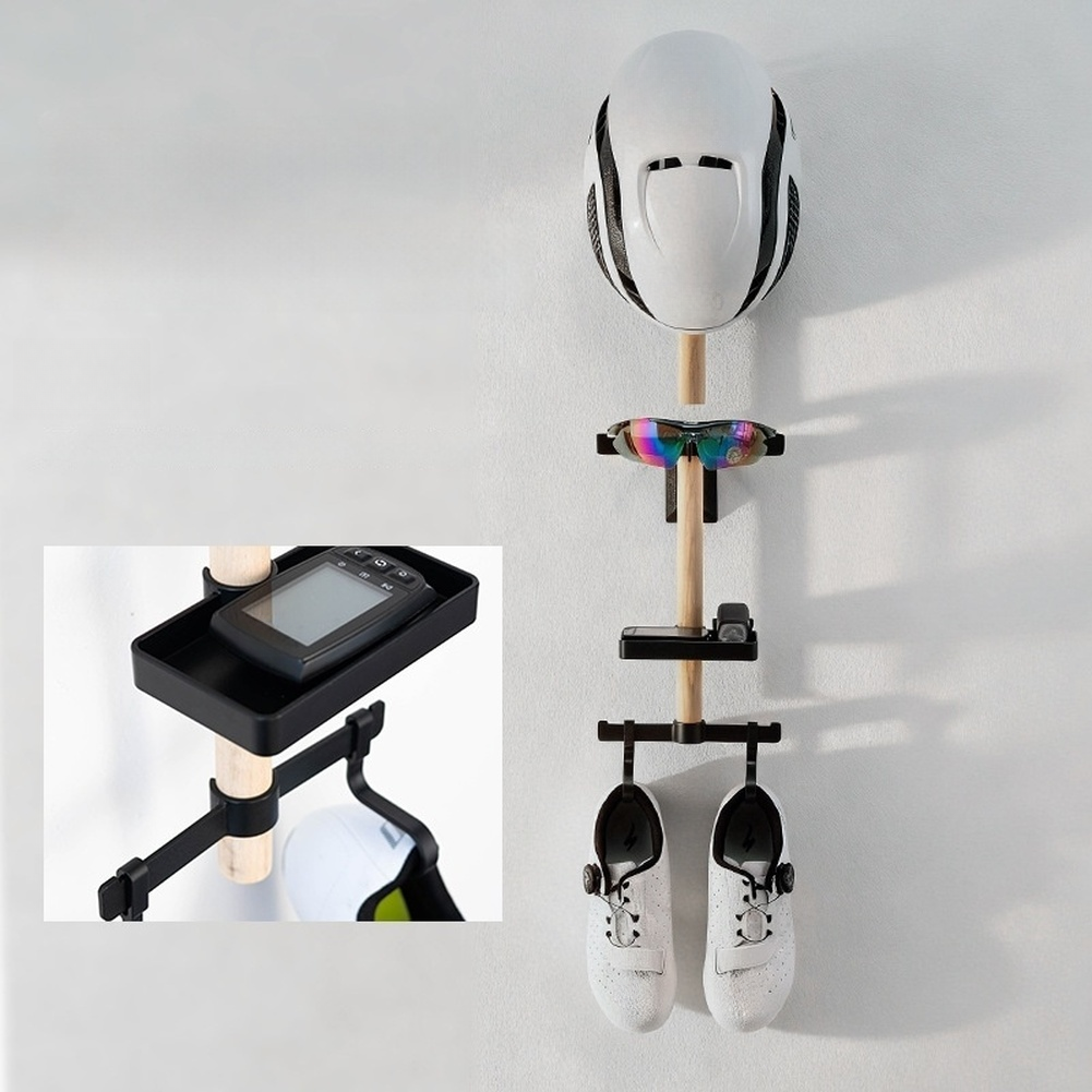 Wall Mount Bike Gear Holder wi - Cycling Gear Wall Mount avaliação e preço
