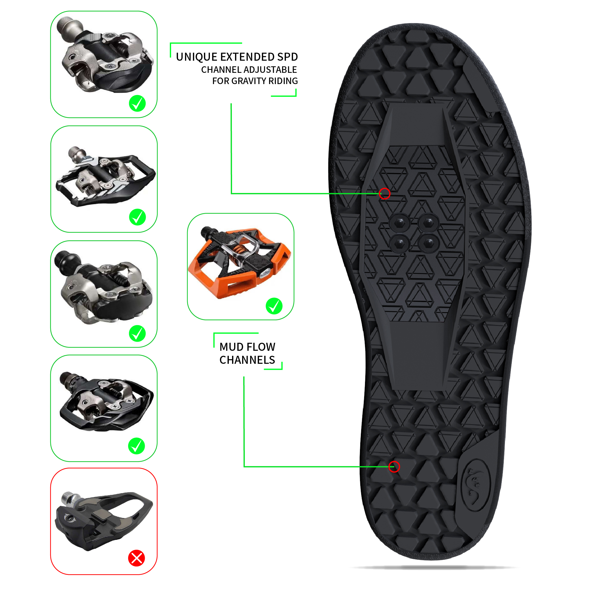Sandugo Mountain Bike Enduro D - Clipless Mtb Shoes avaliação e preço