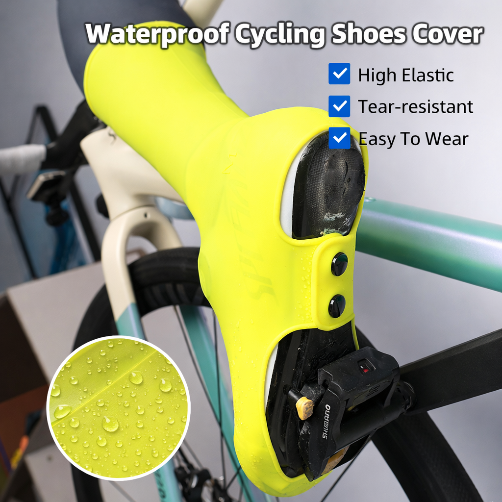 Waterproof Cycling Shoes Cover - Road Bike Cleats avaliação e preço