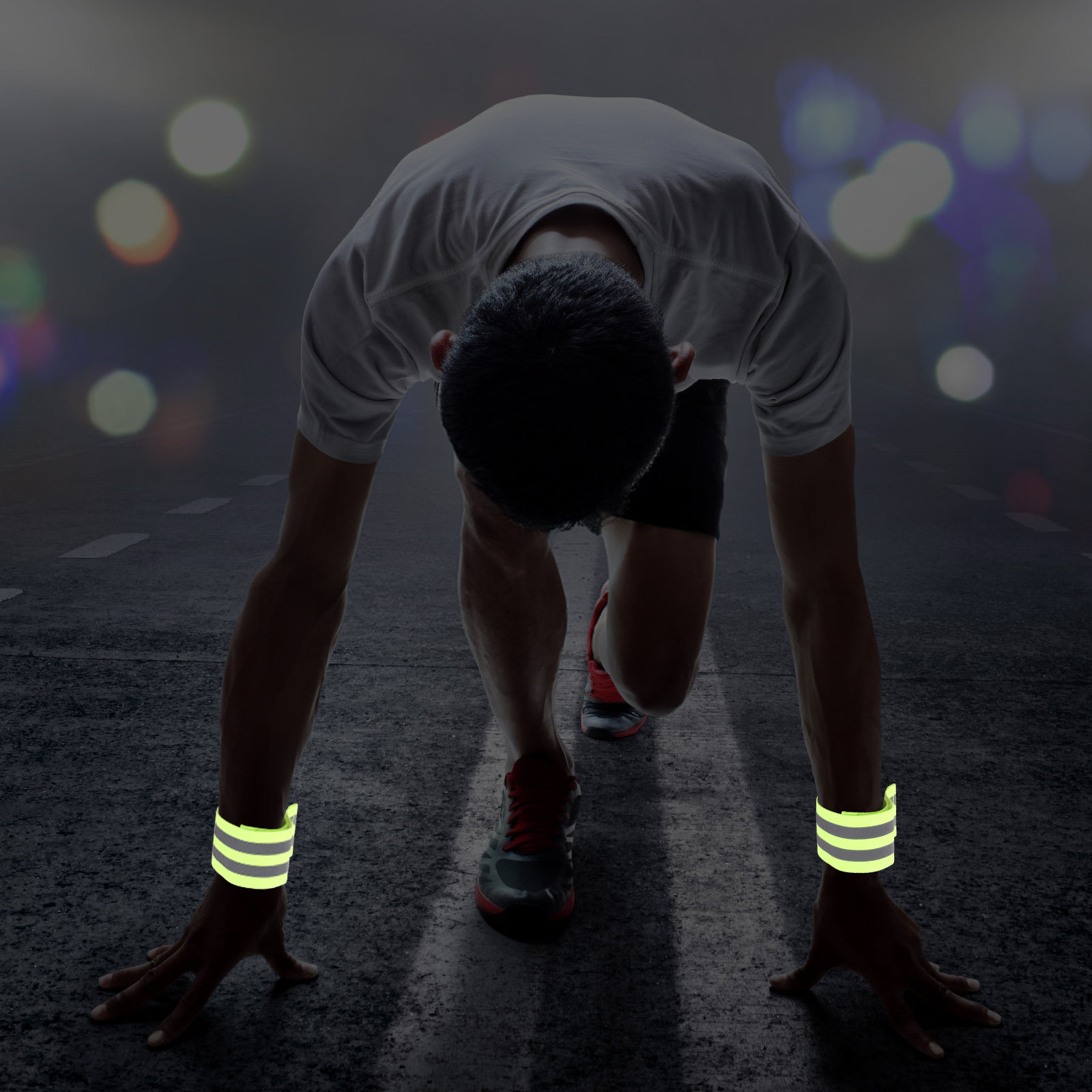 4Pairs Reflective Wristband Ar - Cycling High Gear avaliação e preço