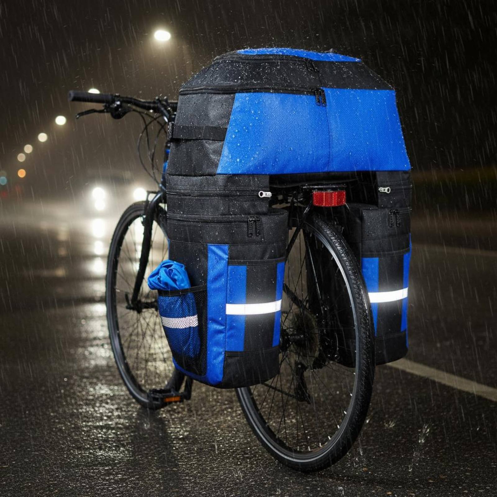 Rear Rack Pannier Bag Rain Cov - Cycling Gear In Rain avaliação e preço