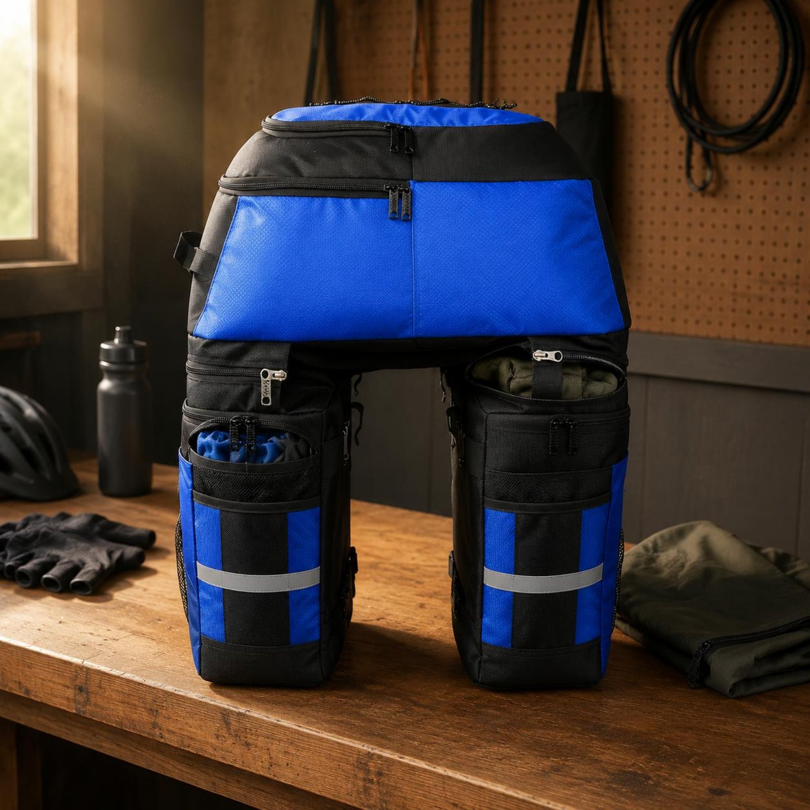 Rear Rack Pannier Bag Rain Cov - Cycling Gear In Rain avaliação e preço